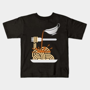 spaghetti lover Kids T-Shirt